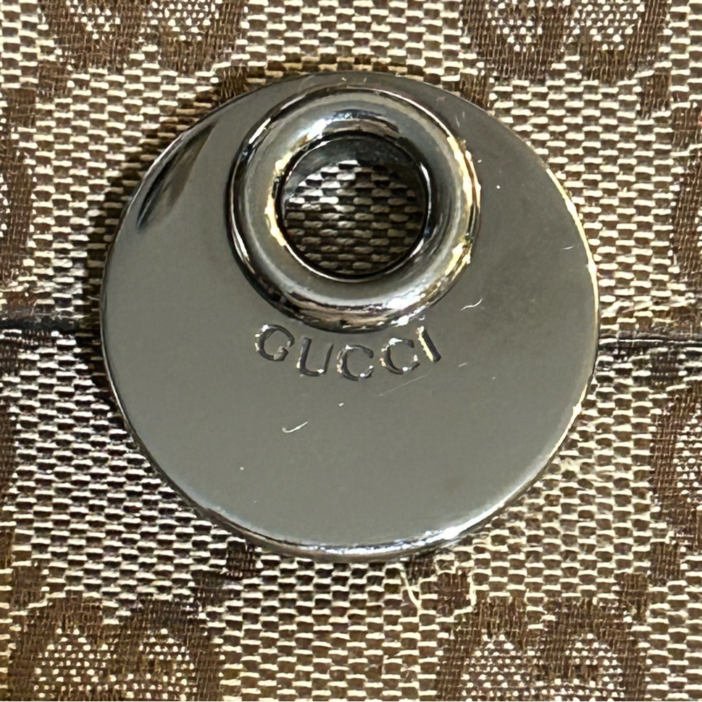 GUCCI Monogram Eclipse Continental Wallet Off White GUC - Picture 4 of 15